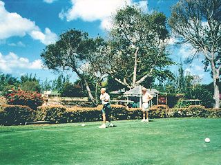 Golfing in Barbados