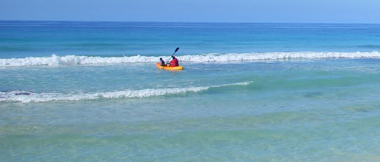 Kayaking on the south coast Kayaking on the south coast