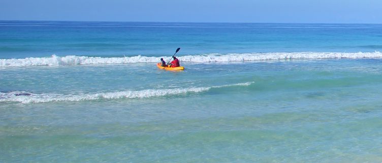 Kayaking on the south coast