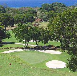 Hole on the Sandy Lane Old Nine golf course in Barbados Sandy Lane Old Nine course