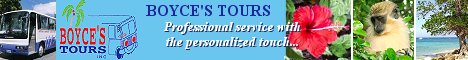 Boyce's Tours - select from a wide range of Barbados tours...