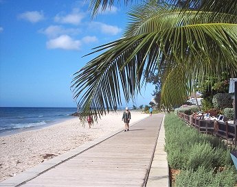 Allamanda Beach Hotel - the original boardwalk