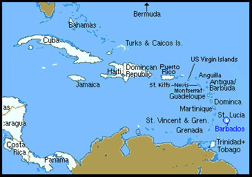 Caribbean flights. Tours to Caribbean islands from Barbados
