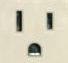 Typical Barbados electrical plug Typical Barbados plug