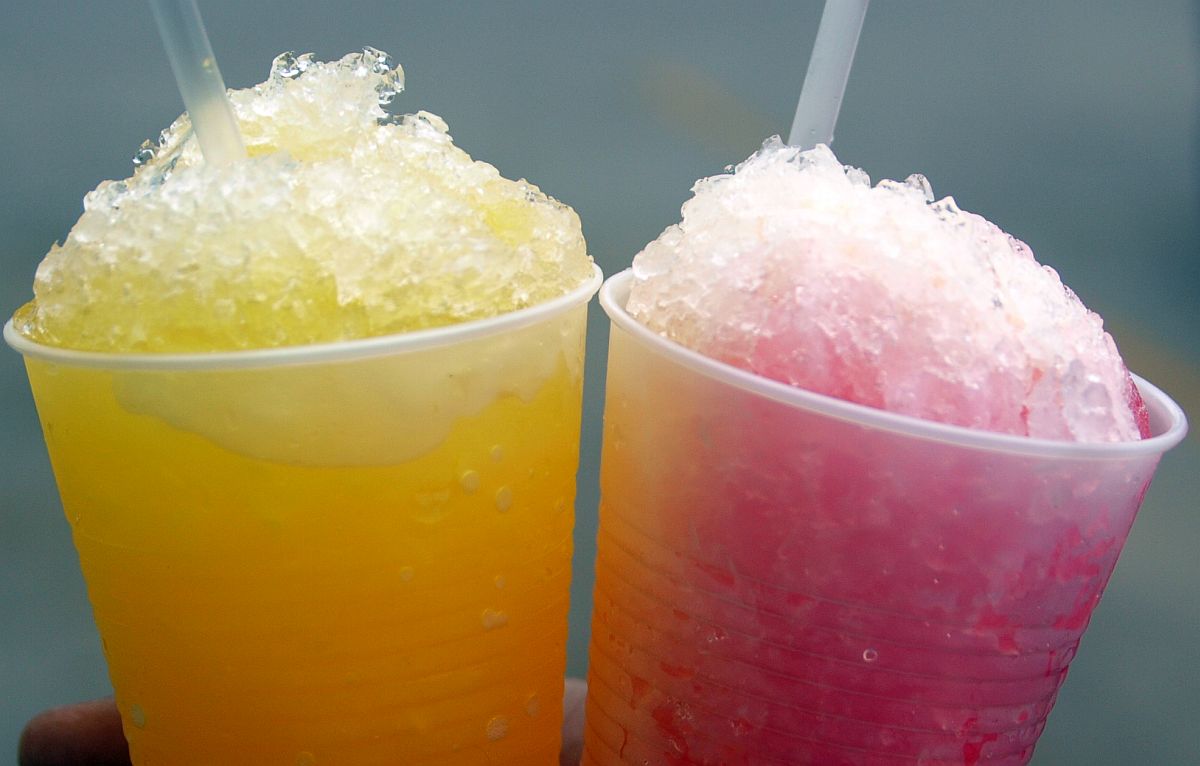 Two refreshing snowcones