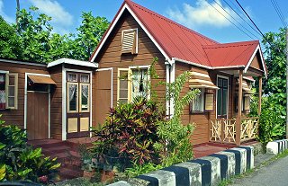 Traditional Barbados chattel house Traditional Barbados chattel house