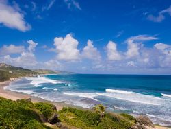 Panoramic view of Bathsheba Panoramic view of Bathsheba