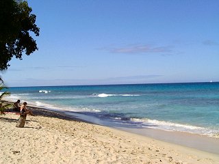 A typical Caribbean beach