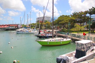 Boats in the Careenage at Bridgetown, Barbados Boats in the Careenage at Bridgetown, Barbados
