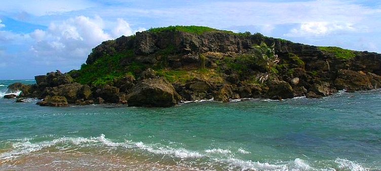 View of Culpepper island from the shore Culpepper Island, Barbados