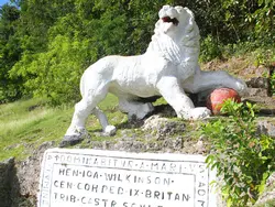 Lion and Inscription Lion and Inscription