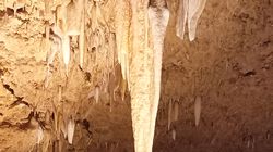 Close up of a stalactite Close up of a stalactite