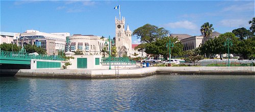 View from Independence Square Barbados