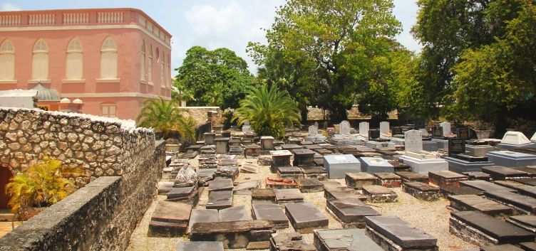 Burial grounds and Synagogue