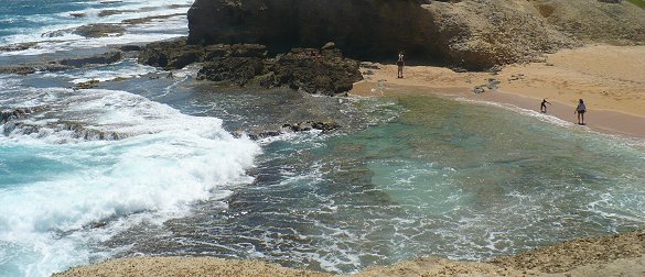 Little Bay Barbados - one of the stops on the Segway tour Little Bay Barbados