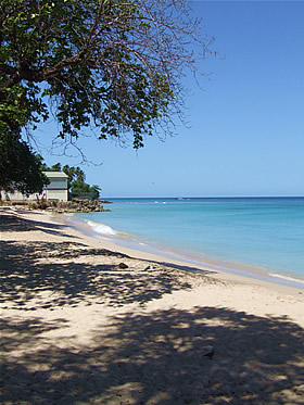 One of the lovely beaches at Speightstown, Barbados