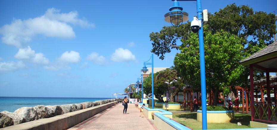 The boardwalk in Speightstown