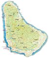 Map of Barbados Map of Barbados