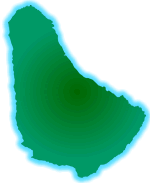 Barbados map outline Barbados map outline