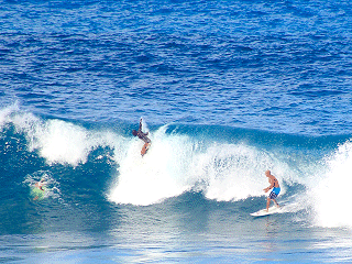 Surfing in Barbados